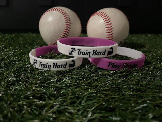Train Hard Play Strong (Lavender/white